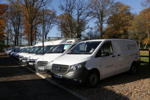 Van hire showing different vans you can hire