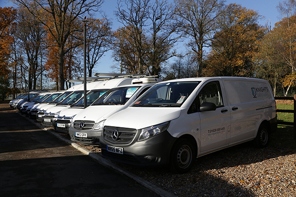 Van hire showing different vans you can hire